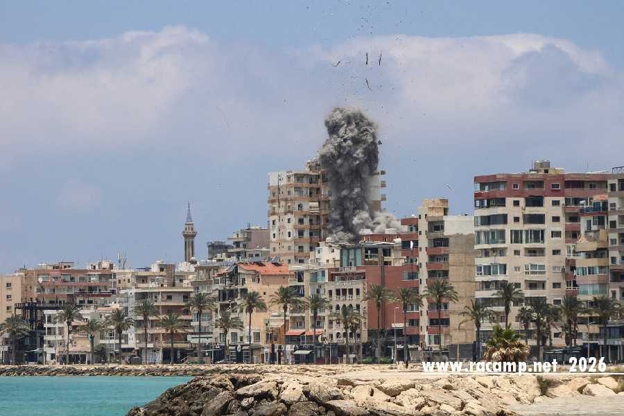 Smoke rises following an Israeli airstrike in the southern city of Tyre on June 9, 2026. Residents of south Lebanon's Tyre including the Christian quarter fled on June 9, an AFP correspondent said, after Israel's army for the first time warned the entire city to evacuate ahead of strikes. The warning came a day after Iran, which insists a halt to the wider Middle East conflict must include a ceasefire in Lebanon, warned it would resume attacks on Israel if it kept striking its neighbour. (Photo by KAWANT HAJU / AFP) /