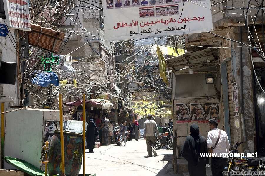 مخيم برج البراجنة في لبنان 1